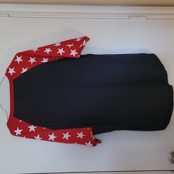 iLtex T-shirt Red White and Blue Stars Size Large - Picture 2 of 7